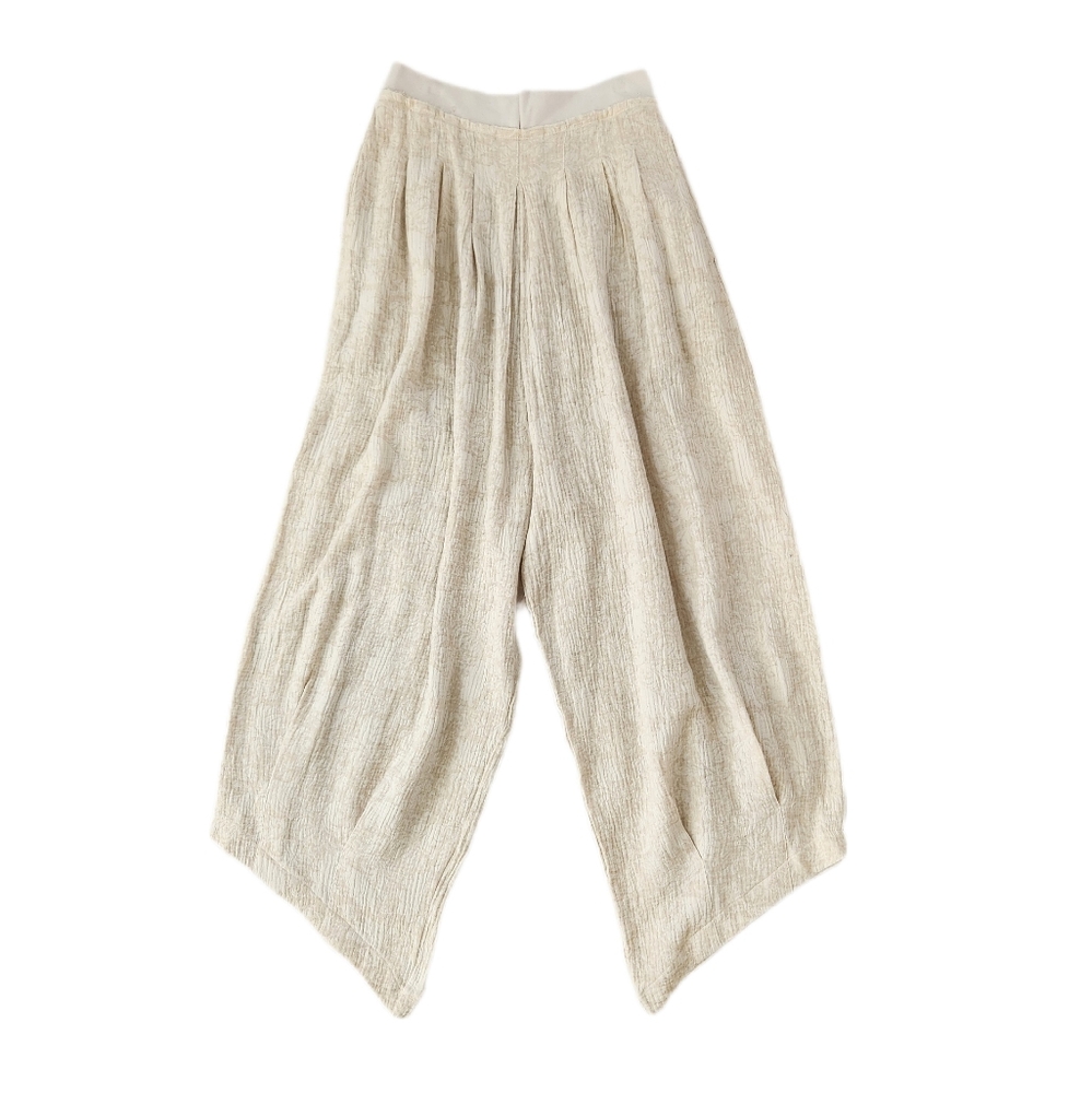 Free People Close To‎ Home Asymmetrical Hem Lounge Pants In Stone Women's Medium